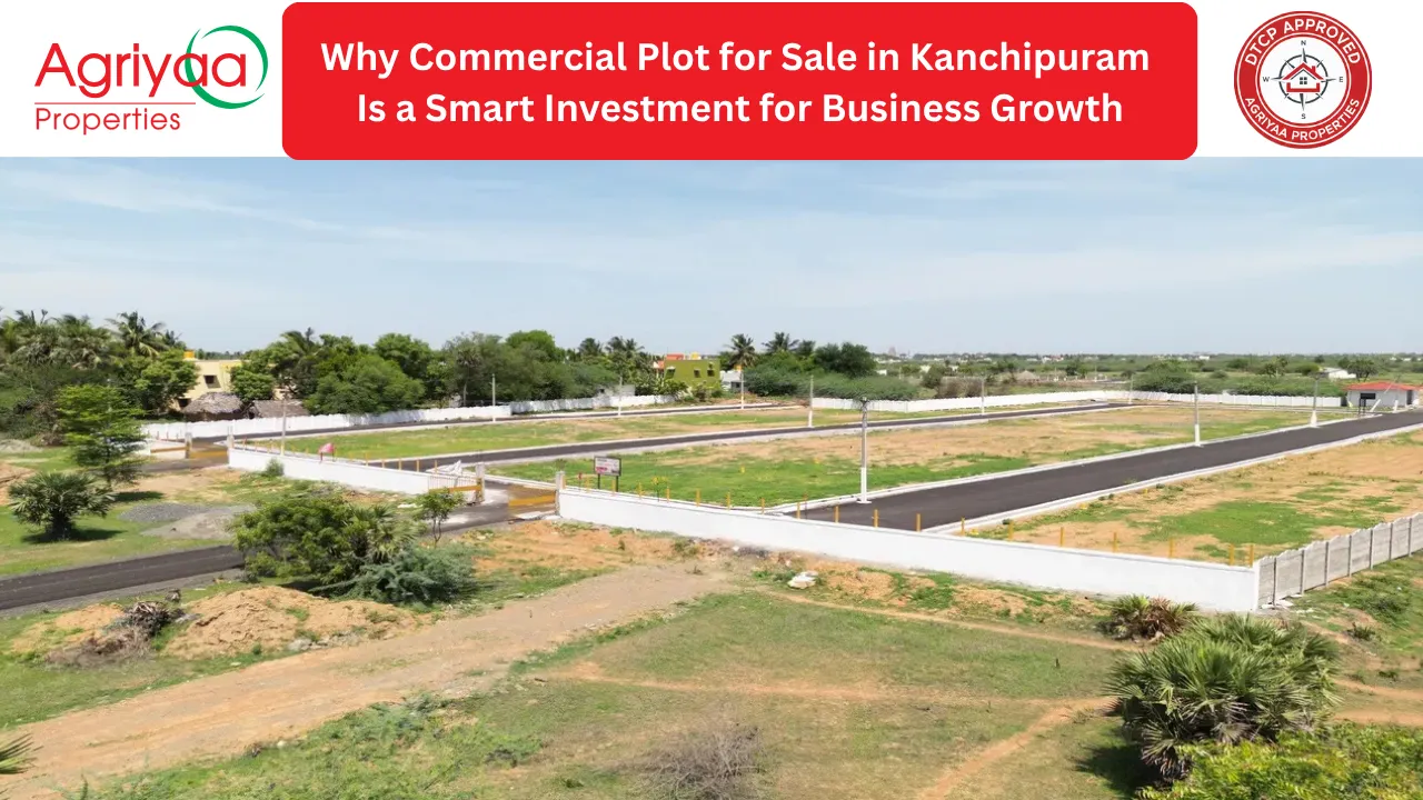 Commercial plot for sale in Kanchipuram area